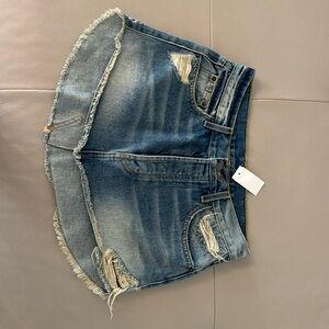 Carmar Denim Distressed Skirt Size 27